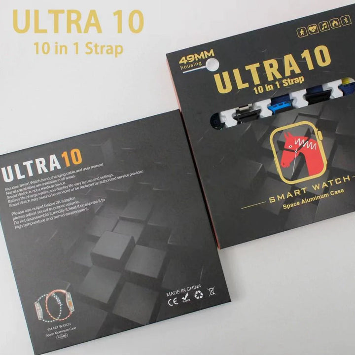 Ultra 10 in 1 Straps Smart Watch