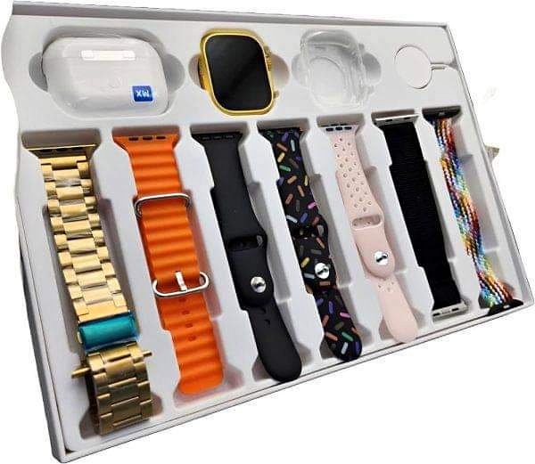 I20 Ultra Max Smart Watch Price in Pakistan | 10 in 1 Box Suit Smart Watch